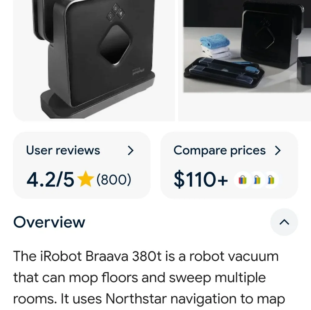 iRobot® Braava® 380 Robot Mop - Picture 6 of 6